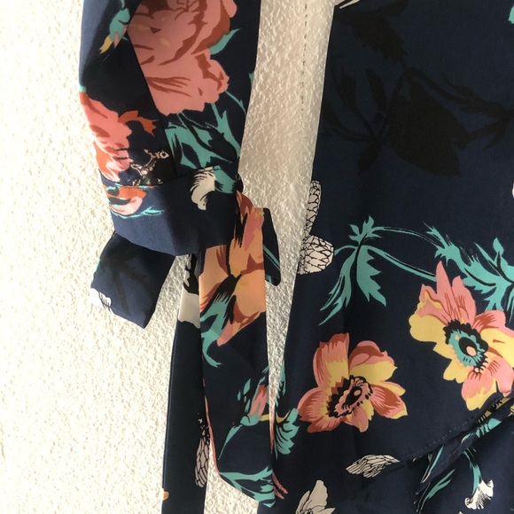 LUMARI Floral Tunic Dress Top - Picture 3 of 5